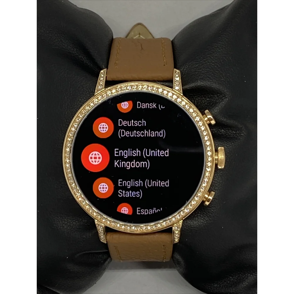 Fossil Gen 4 Authentic Digital Dial Smart Watch Custom Band FTW6015 CO128